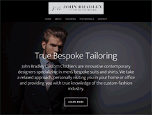 Tablet Screenshot of jbcustomclothier.com